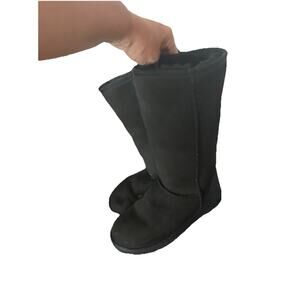 Ugg Women's Black Suede Classic Mid Calf Boot Size US 7